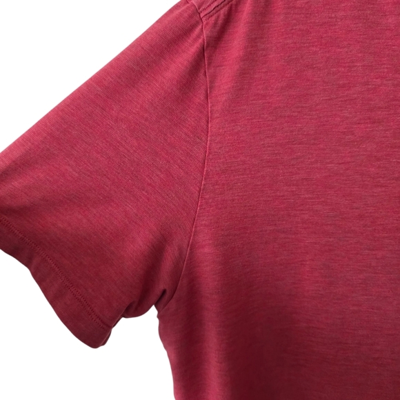 Lululemon Core Short Sleeve Crew Heathered Fireside Red  M - Picture 9 of 13